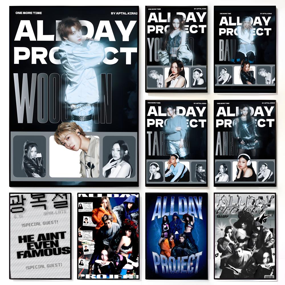 Streetwear Brand Poster - โปสเตอร์แบรนด์สตรีทแวร์ A-ALLDAY PROJECT ภาพพิมพ์ตกแต่งผนังห้องเด็กสไตล์อเมริกัน