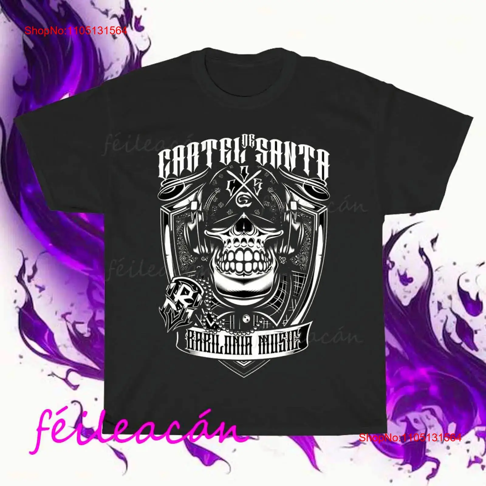 Streetwear Brand Logo Design - เสื้อยืดลาย Cartel de Santa สไตล์อเมริกัน ใหม่เอี่ยม