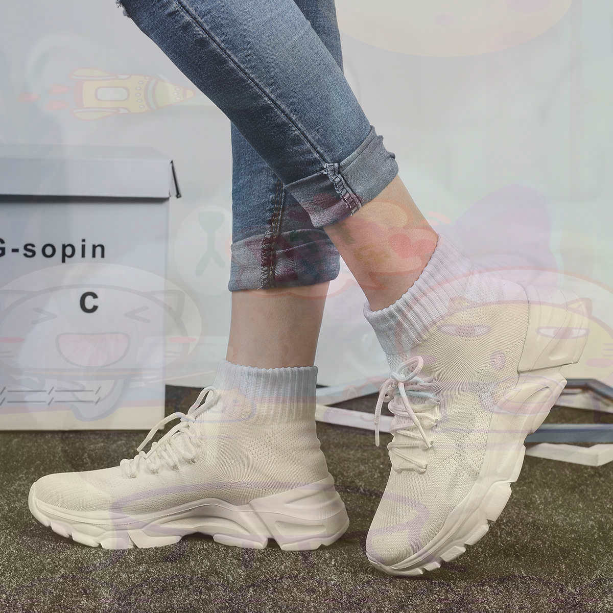 Streetwear Brand From Uk - เพิ่มความสูงฤดูร้อนบาสเกตบอลบาสเกตบอลผู้หญิงกีฬารองเท้ารองเท้าผ้าใบใหม่ผู้หญิงยี่ห้อกรีฑาออกกําลังกายที่ไม่ซ้ํากัน