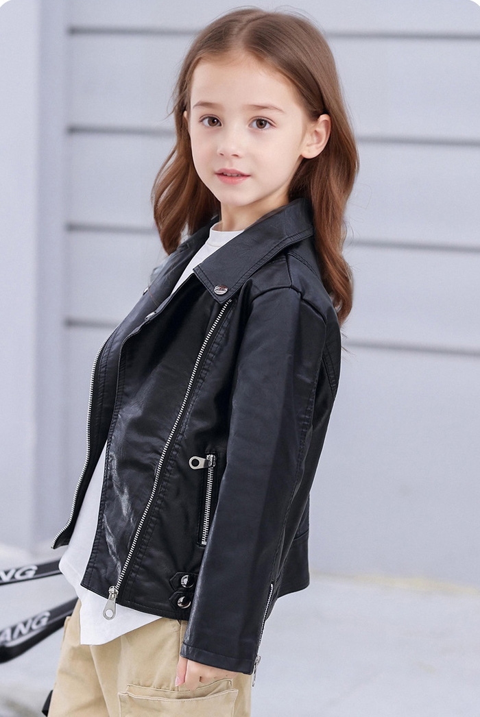 เสื้อแจ็คเก็ตหนัง PU สีดำสำหรั - Streetwear Brand Logo Design บทวิจารณ์และราคา