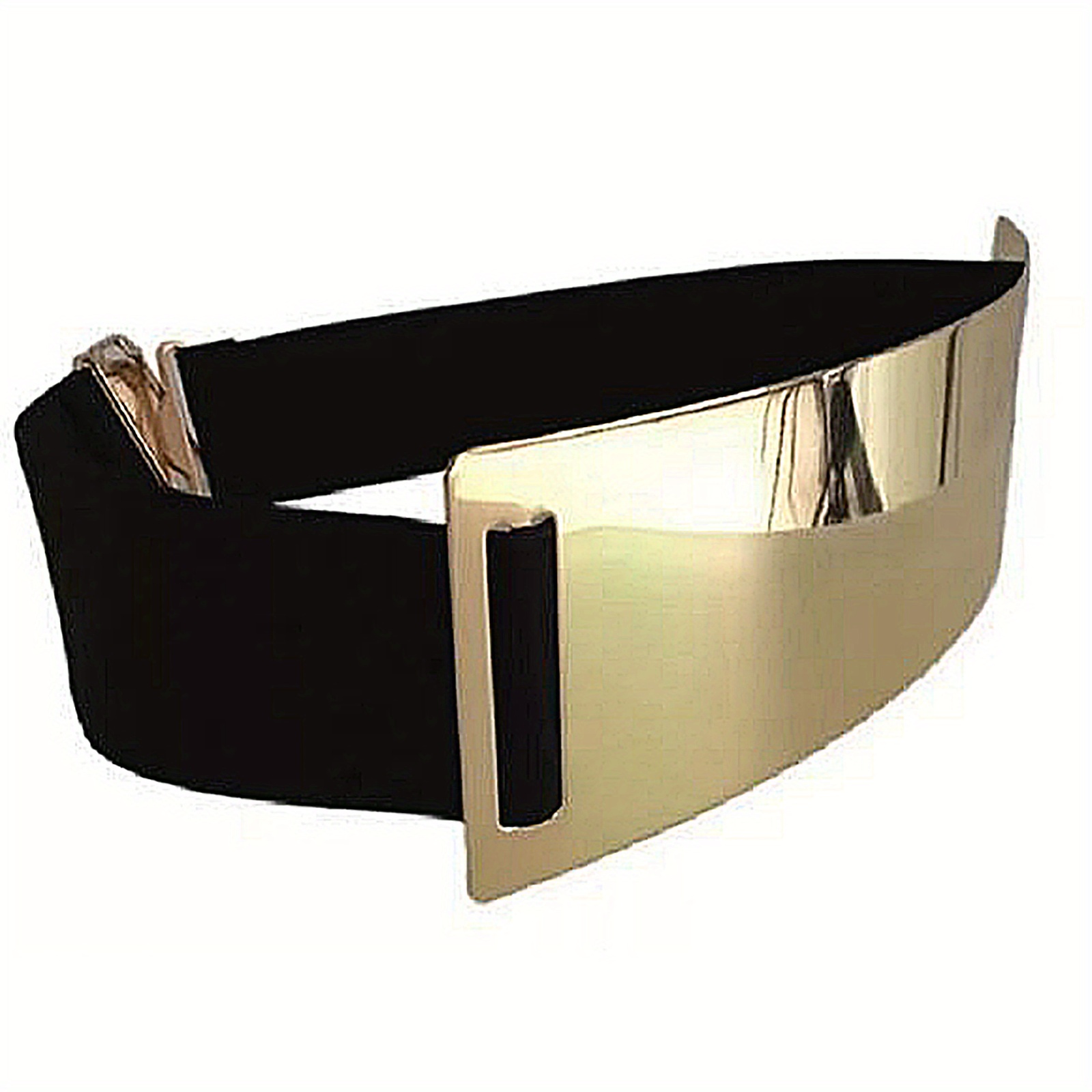 เข็มขัดคาดเอวกว้างเคลือบเงาเมท - Off White Belt บทวิจารณ์และราคา