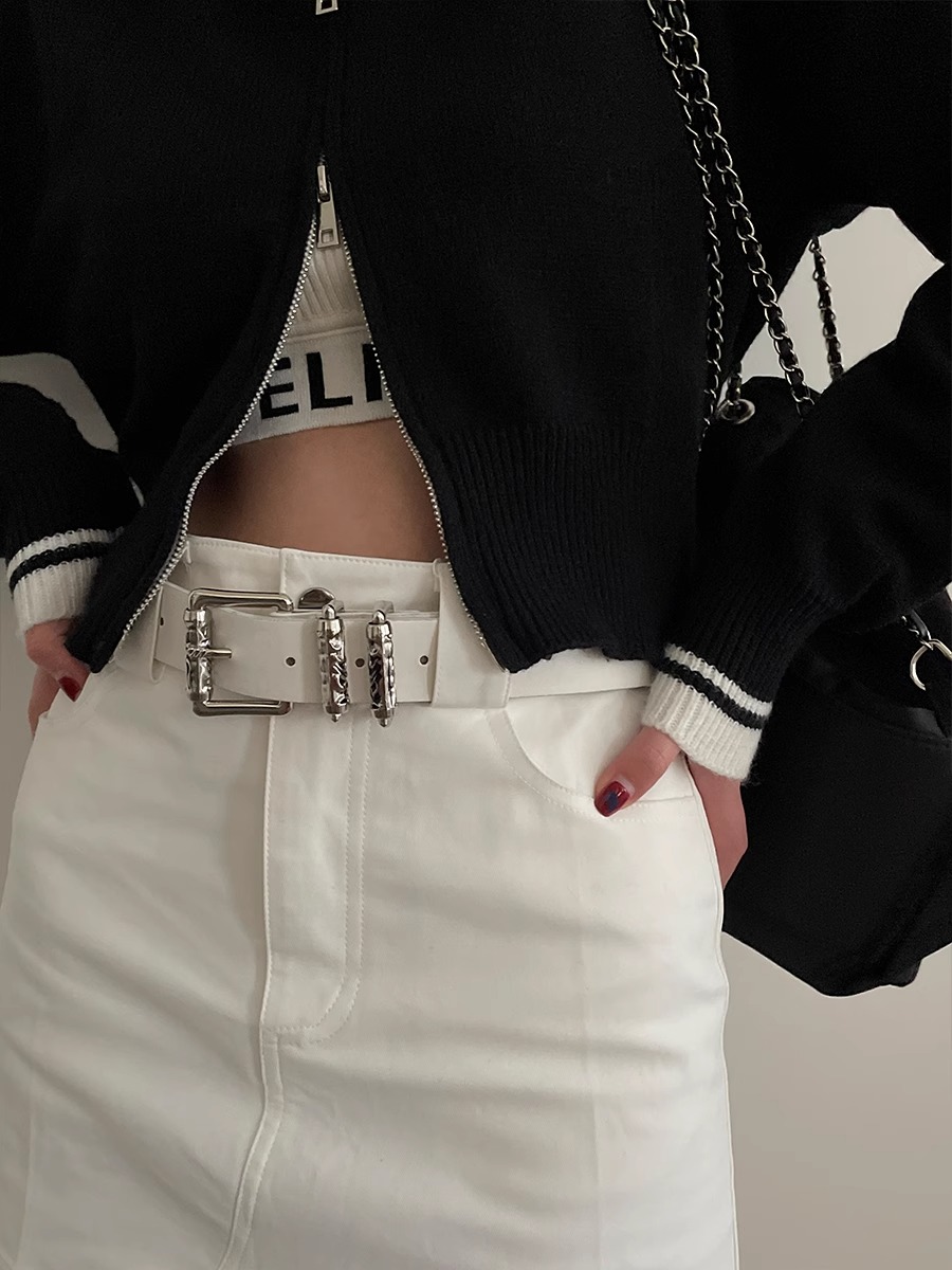 ใหม่เข็มขัดสไตล์ย้อนยุคสำหรับผ - Off White Belt บทวิจารณ์และราคา
